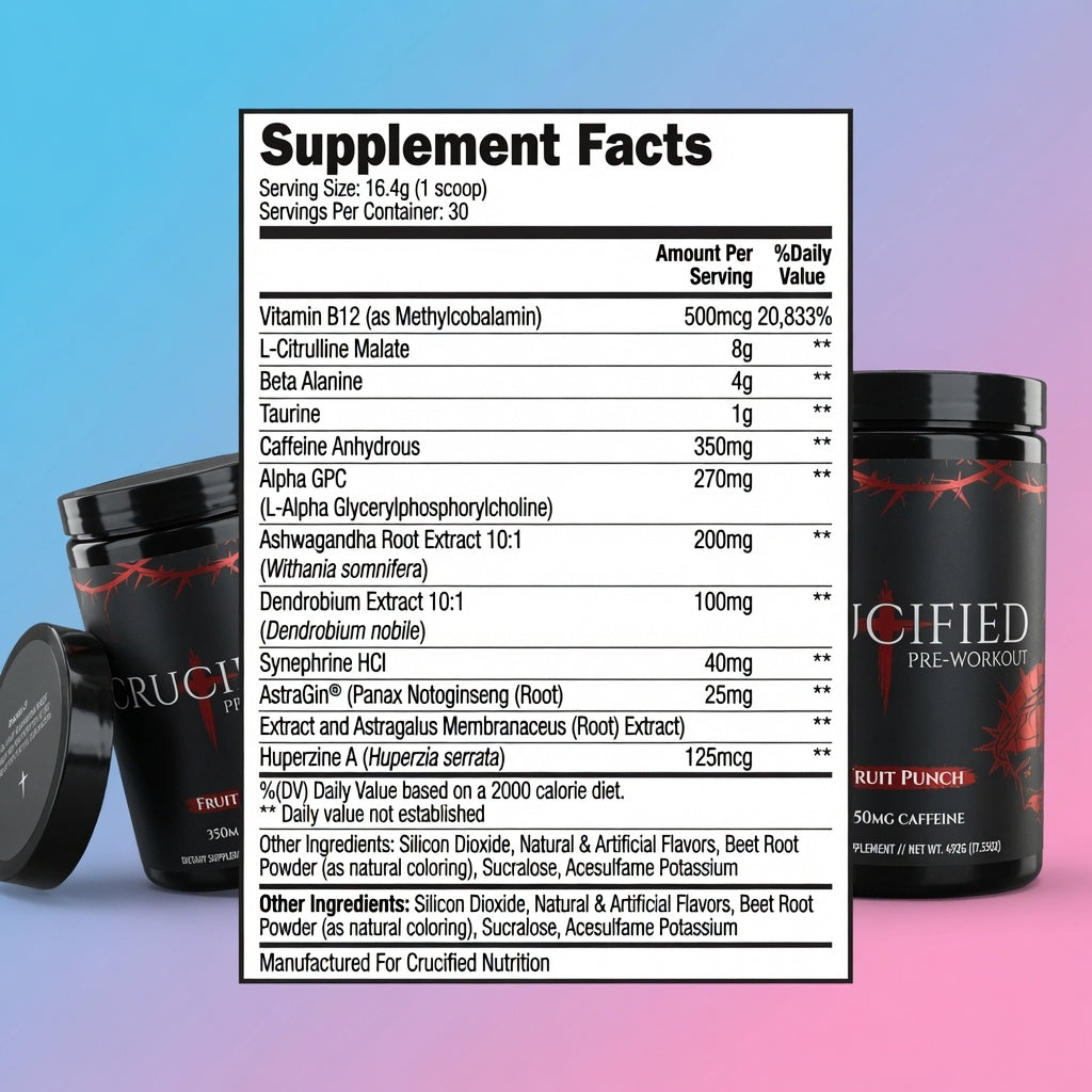 CRUCIFIED| Pre-Workout